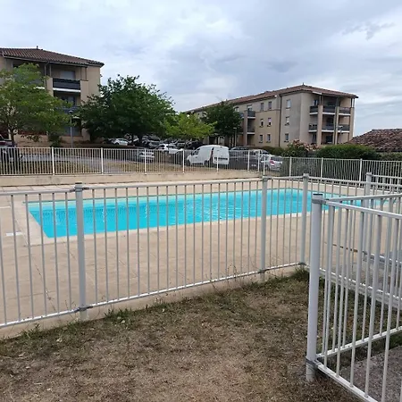 Le Parc, T3 Climatise, Parking, Piscine דירה